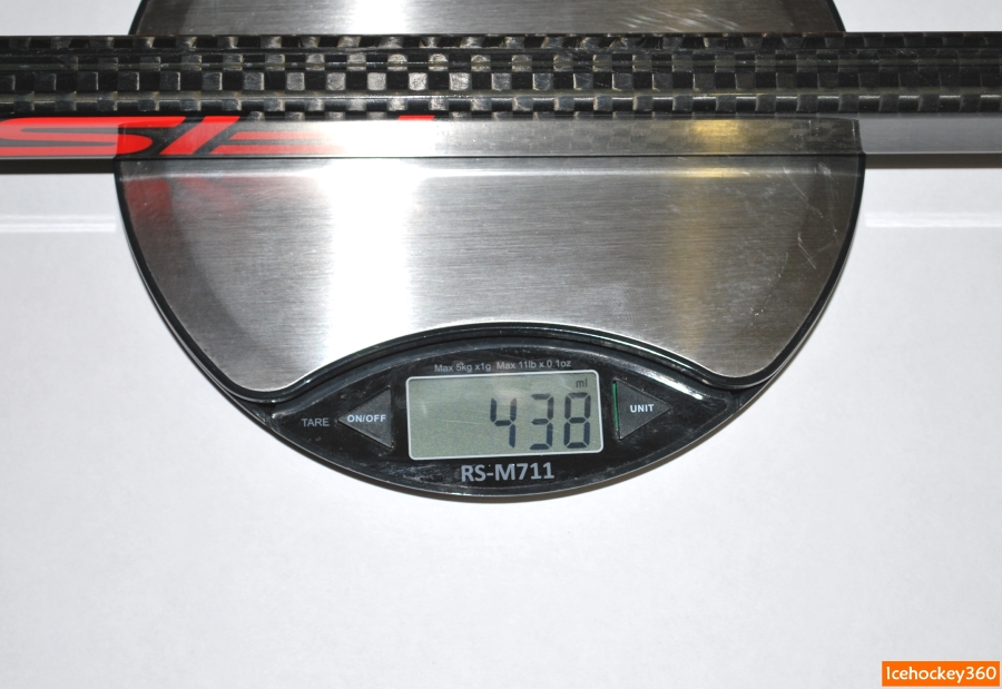 Вес клюшки Fischer CT850 (85 flex, загиб Р92) - 438 гр.
